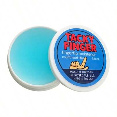 Fingertip Moistener 3/8 Oz U2013 Odor - Gel Counting, Sorting, Filing Sealing U2013 Non - Skid Base Easy - Open Lid