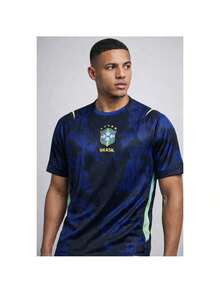 Brazil Football Shirt World Cup 2026 II Fan Version Blue Men's - Azul - Ver 2