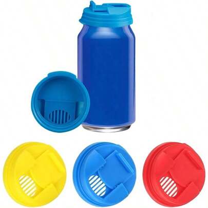 Soda Can Covers, 3PCS Soda Can Lids Reusable Can Covers Fits Standard Cans Soda Beer Drink