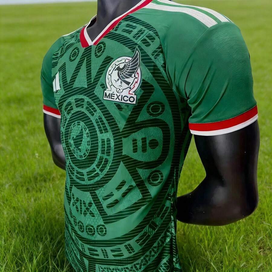 2026 México Copa Del Mundo Camiseta Fútbol Manga Larga - Multicolor - Ver 1