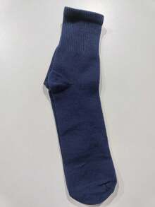 Uninex Mid-Calf Socks, 100% Polyamide, Soft And Super Polyamide, For Winter. - Navy Blue - View 2