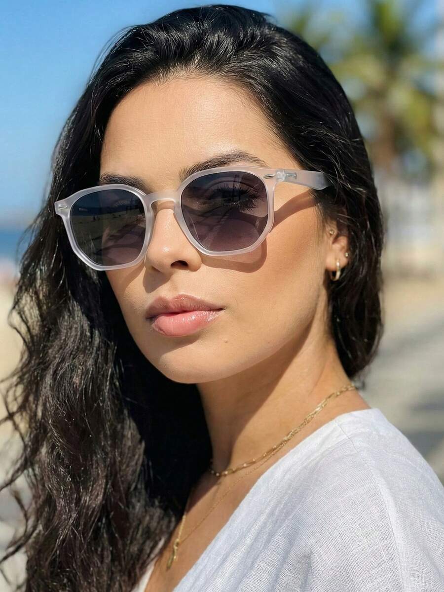 Women Fashion Glasses - Blanco - Ver 1