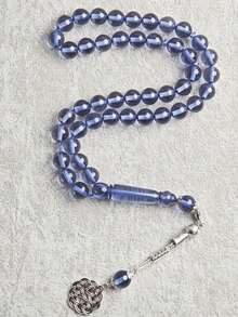 1pc Translucent Resin 45pcs 10mm Bead Bracelet, Daily Wear Prayer Beads - Multicolor - View 7