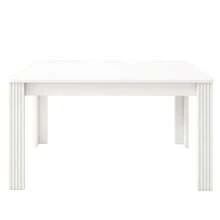 Dining Table, Contemporary Dining Table, Sturdy Dining Table, Four-Legged Table, Oak Table, Rectangular Dining Table, Coffee/Leisure Table, Modern And Simple Dining Table, White [OLD REFERENCE: WF312300AAW] - White - View 6