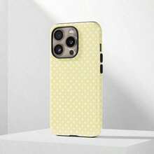 Pink & Brown Polka Dot Phone Case, Cute Y2K Style. Compatible With IPhone 17, 16, 15, 14, 13, 12, 11 Pro Max Plus Models - Style 5 (1 Piece) - View 2