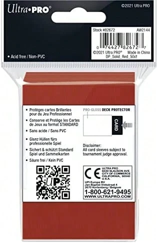 Amigo Spiele + Freizeit - Pokemon Trading Card Sleeve (Ultra Pro 82672) [Imported] - Red - View 1