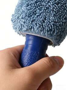 1pc Car Wheel Cleaner Car Cleaning Portable Microfiber Wheel And Tire Side Brush With Plastic Handle Car Cleaning Cleaning Tools - Multicolor - View 8