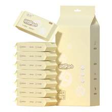 迷你湿巾旅行装，温和一次性手口清洁湿巾，小巧便携设计 - 多色 - 查看 8