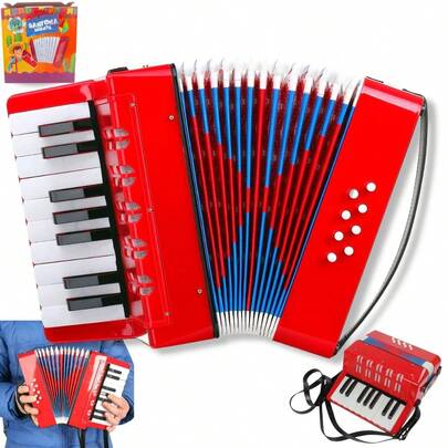 Acordeon Sanfona Gaita Acordeão Infantil Semi-profissonal