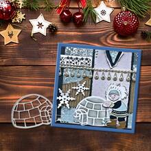 1 pieza de troquelado para scrapbooking - ideal para manualidades de papel, elaboración de tarjetas, scrapbooking y decoración de álbumes DIY, el troquelado está hecho de metal. - multicolor - Ver 5