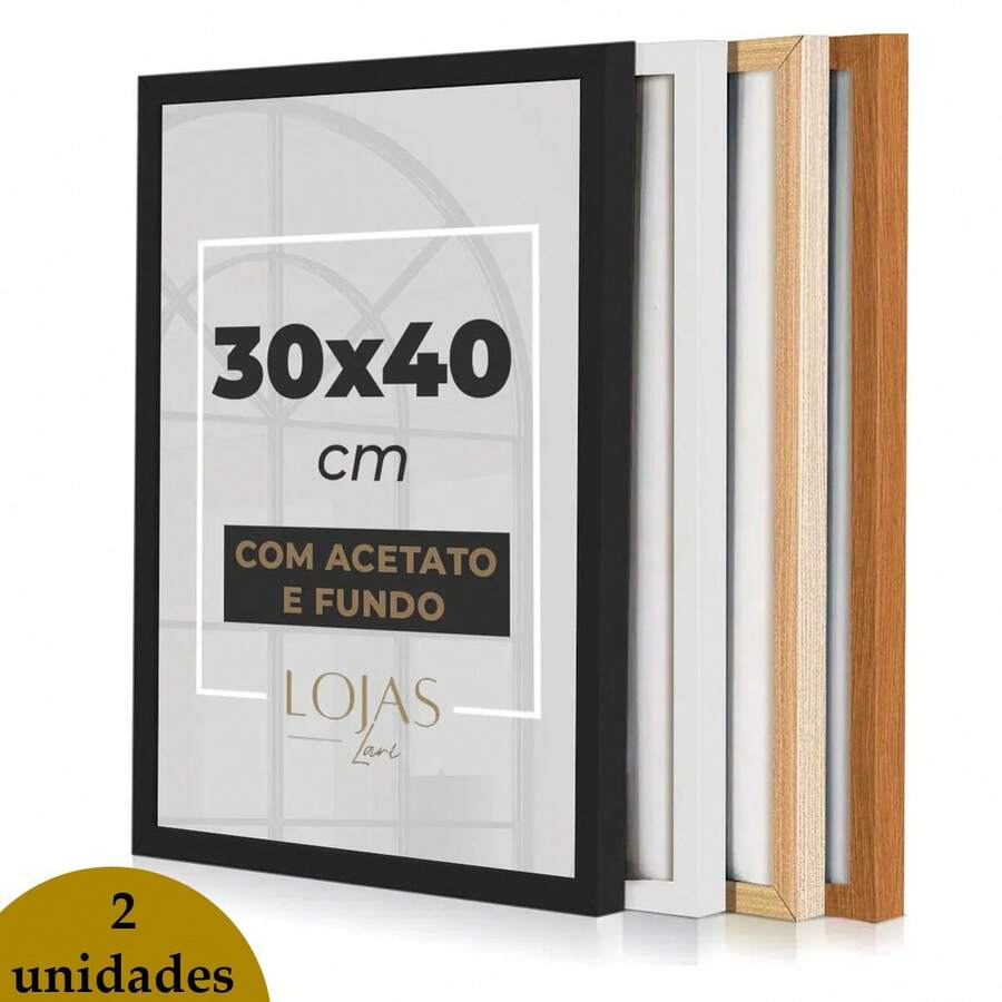 LojasLari Kit Of 2 Acetate Frames 30x40 For Photography Certificate/Diploma - 均碼 - 查看 1