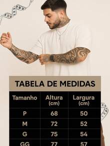 Camiseta Masculina Tropical Floral Vintage Camisa 100% Algodão California Beach Surf Manga Curta Casual com Gola Careca PROMOÇÃO - Bege - Visão 6