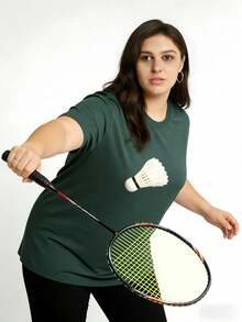 OKP 6-Piece Set Plus Size Women's Casual Crew Neck Short Sleeve T-Shirts - Crew Neck Design, Breathable And Quick-Drying, Perfect For Spring, Summer, Fall, And Winter Wear. Breathable Apparel | Loose-Fit T-Shirts | Solid Colors, Plus Size Shirts - 六件多色 - 查看 4