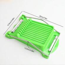 1 件装多功能午餐肉切片器厨房工具，可用于切鸡蛋、火腿、水果，厨房用品 - 彩色 - 查看 14