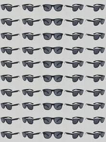 1副/10副/12副/15副/20副/50副 男女通用 Y2K 方形休闲复古沙滩时尚眼镜，适合日常佩戴，四季皆宜 - 多色 - 查看 17