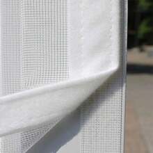 1 pieza Malla de pantalla de ventana blanca para el hogar, a prueba de mosquitos e insectos, mosquitera invisible desmontable y autoadhesiva - A - Ver 7