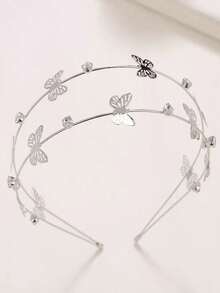 هذا الشريط الرأس الجديد من سبيكة النحاس، كهدية لعيد الأضحى، مزين بنجوم وأشكال هلال القمر المعدنية، مما يجعله هدية ممتازة للفتيات. - متعدد الألوان - مشاهدة 13