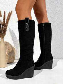 TULIPANO Women Mid-Calf Boots - màu đen - Xem 1