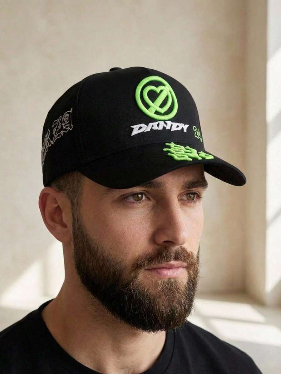 GORRA DANDY HATS X FUERZA REGIDA PERO NO TE ENAMORES - Negro - Ver 1