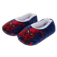 Marvel Spider Man Slippers For Boys Cozy Padded Home Use Soft Non Slip (Toddler Sizes 5-10, Little Kid Sizes 11-12) - Blue - View 7