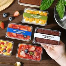 30个/10个装透明提拉米苏盒，透明分层提拉米苏容器，提拉米苏包装盒，慕斯蛋糕包装盒，烘焙甜点盒，适用于生日、婚礼、节日和派对，可重复使用 - 彩色 - 查看 9