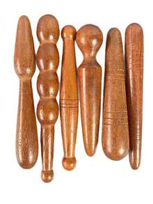 YYzzCaithe 一套纯天然木制按摩棒 - 多功能木制按摩工具,用于放松身心、缓解疲劳、舒缓足部经络,按摩棒兼具木制刮痧工具的功能,适用于全身按摩。 - 多功能木製按摩工具 - 查看 14