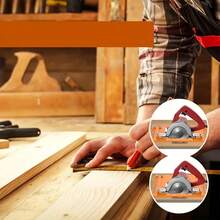 4英寸锯切机底板，木工底板，切割板工具，辅助定位底板，倒置式 - 28*25公分斜底板 - 查看 7