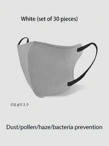 4D/3D Stereo Disposable Face Mask, Adult Ear-Loop Style, 3-4 Layers Thick, Suitable For Men And Women, Ideal For Outdoor Activities. This Lightweight And Fashionable 3D Fabric Mask Has Functions Of Virus Protection, Dust-Proof, Sun Protection, And Breathability. - Multicolor - View 22