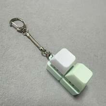 2-Key Keyboard Pendant, Mechanical Keyboard Switch Stress Relief Toy, Also Can Be Used As Backpack Keychain Pendant, Stress Relief Keyboard Toy Pendant, Holiday/Birthday Gift - Multicolor - View 10