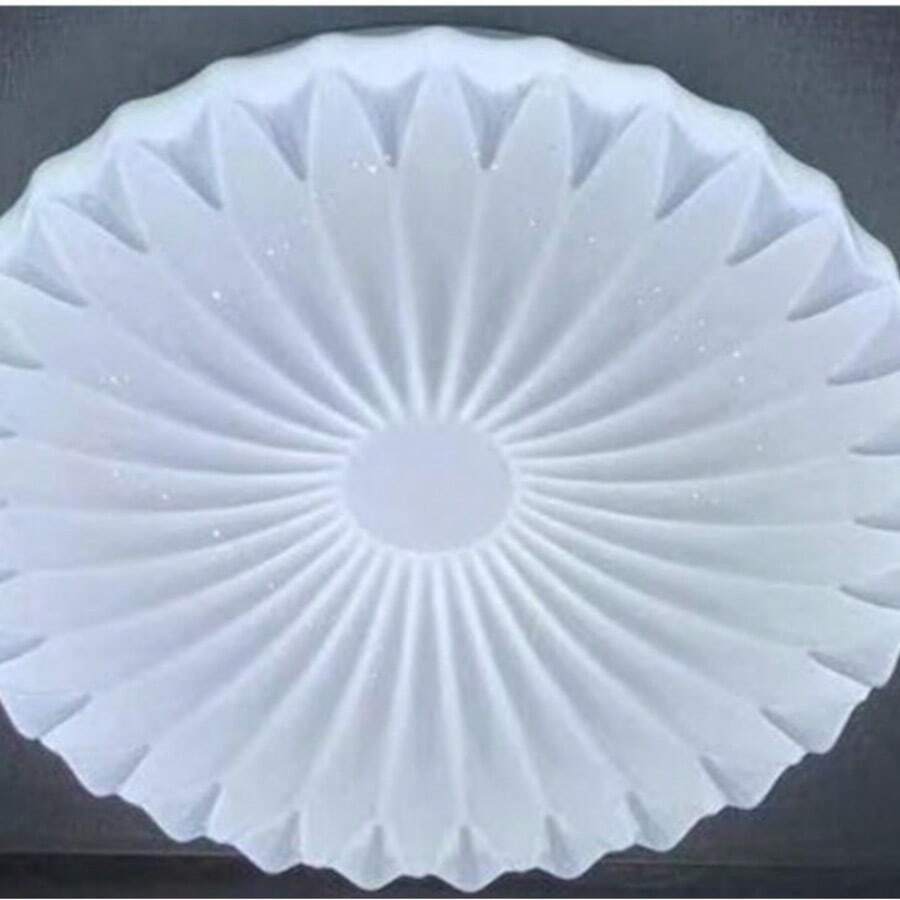 Lámpara de Techo LED Diseño Floral Moderno Plafón Decorativo 3 Tipos de luz Difusa Estilo Elegante Minimalista Interior Hogar Sala Recámara - Tipo de Enchufe A USA (110-127V) - Ver 1