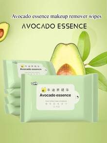 Moisturizing Cleansing Wet Wipes, Avocado Extract Cleansing Wet Tissues For Daily Use - Multicolor - View 1
