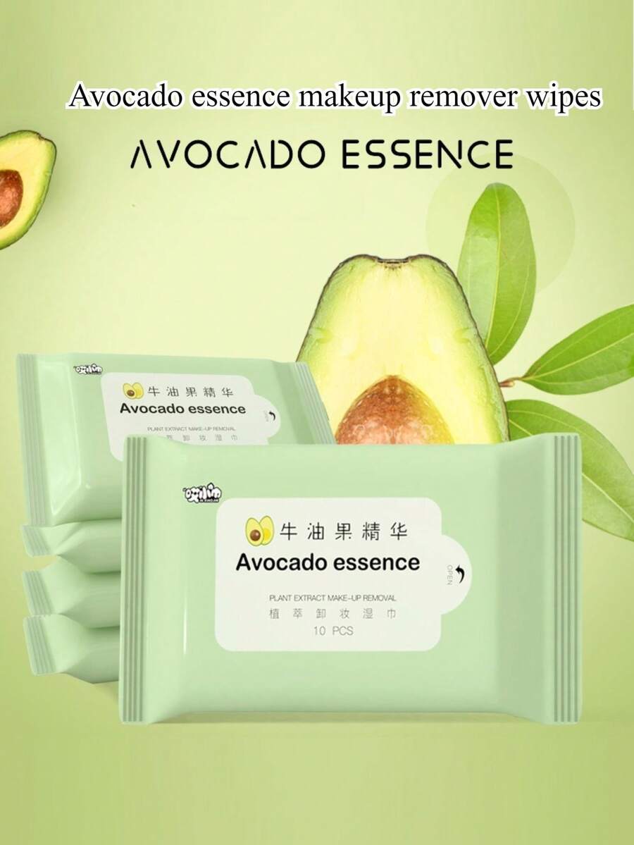 Moisturizing Cleansing Wet Wipes, Avocado Extract Cleansing Wet Tissues For Daily Use - Multicolor - View 1