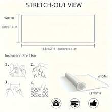 A Roll Of Self-Adhesive Retro Heart Pattern Wallpaper - Vinyl Removable Wallpaper, With Self-Adhesive Backing, Suitable For Living Rooms, Bedrooms, Dining Rooms, Cabinets And Wardrobes, Thickened Material - Easy To Remove And Stain-Resistant - Volume 1 - View 3
