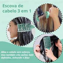 Quick Finishing Brush, Boar Bristle Curling Brush - With Tips To Reduce Pulling And Separation Of Curls And - Hồng - Xem 6