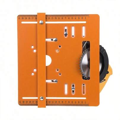 4-Inch Saw Cutting Machine Base Plate, Woodworking Base Plate, Cutting Board Tool, Auxiliary Positioning Base Plate, Inverted