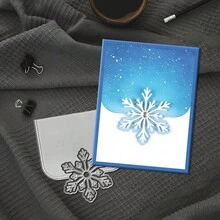 1 件雪花剪贴簿模具 - 非常适合纸艺、卡片制作、剪贴簿和 DIY 相册装饰，该模具采用金属结构。 - 多色 - 查看 4