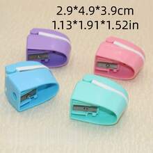 1pc Toilet-Shaped Pencil Sharpener & Eraser, Creative Learning Stationery For Kids - Multicolor - View 3