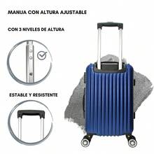 Lightweight Rigid Waterproof Hand Luggage For 10 Kg - Blue - View 4