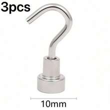 5/10pcs Heavy Duty Magnetic Hooks For Cruise Cabin Use And Home Organization, Ultra Strong Magnetic Hanging Hooks For Metal Surfaces, Perfect For Refrigerator, Toolbox, Kitchen Rack, Pantry Storage, Laundry Room, Garage, Barbecue Area, Office Desk, Dorm, Closet, Filing Cabinet, Workshop, Hobby Room, Seasonal Decoration, Cable And Accessory Management, Space Saving Multipurpose - Multicolor - View 13