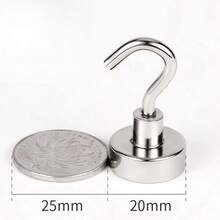 5/10pcs Heavy Duty Magnetic Hooks For Cruise Cabin Use And Home Organization, Ultra Strong Magnetic Hanging Hooks For Metal Surfaces, Perfect For Refrigerator, Toolbox, Kitchen Rack, Pantry Storage, Laundry Room, Garage, Barbecue Area, Office Desk, Dorm, Closet, Filing Cabinet, Workshop, Hobby Room, Seasonal Decoration, Cable And Accessory Management, Space Saving Multipurpose - Multicolor - View 6
