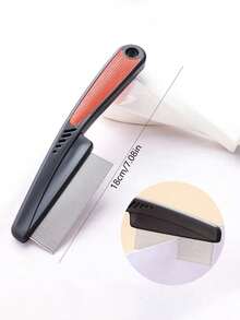 2pcs Dandruff Brush, Leather Scalp Psoriasis Comb, Fine Tooth Lice Comb, Multi-Functional Hair & Scalp Cleaning Brush Hair Styling Kit Hair Tool Kit - Multicolor - View 3