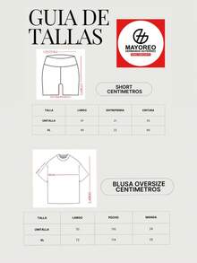 Conjunto 2 Piezas Mujer dFitness Casual Brooklyn – Playera Oversize Manga Corta y Short Biker Ciclista Ajustado, Set Comodo y Versatil - Negro - Ver 5