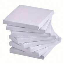 25pcs/Set Papan Kanvas Lukisan Persegi Mini, Ukuran (7,62 * 7,62 Cm), Cocok Untuk Lukisan Minyak, Cat Air, Kreasi Seni Profesional - Beraneka warna - View 5