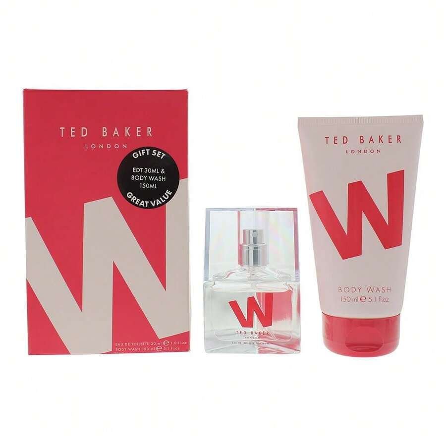 Ted Baker W Womens EDT 30ml Fragrance & Body Wash 150ml Gift Set - Floral - View 1