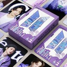 Tarjetas mini de alta definición con grabado láser de 2 caras de J-HOPE, JIMIN, V, JIN, JUNG KOOK, regalos exclusivos para fans, regalos navideños - Multicolor - Ver 1