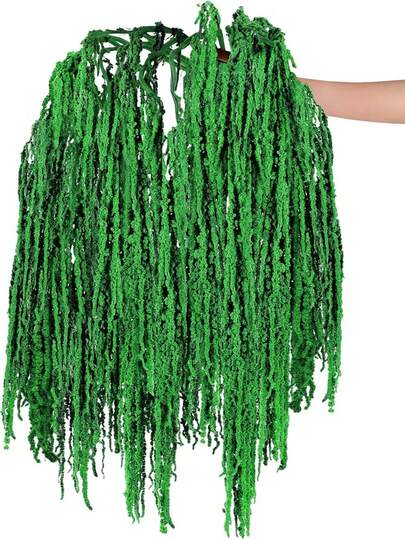 1/2/3/4/5 枝悬挂苋菜，悬挂苋菜束，悬挂式墙饰，拱形花卉装饰，干花摆设，婚礼装饰