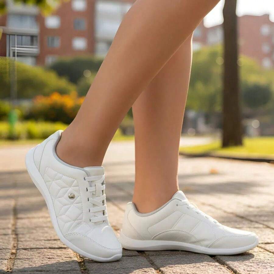 Kolosh Casual Women's Tennis Comfortable Easy Wear - trắng - Xem 1