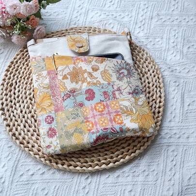 حقيبة كتب بطراز ريفي عتيق قطعة واحدة، حقيبة تخزين متعددة الوظائف مع حامل أقلام ومقبض محمول، مناسبة للتنقل، هدية رائعة للأصدقاء