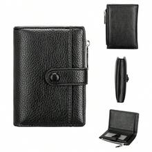 2026 New Women's Wallet & Card Holder 2-In-1, Zipper Short Wallet With Litchi Texture, Fashion Multi-Card Slots Coin Purse - Multicolor - View 16