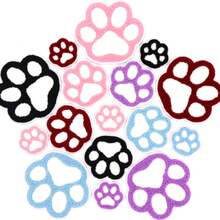 WENSIDUO 3pcs Cute Paw Print Patches,Kawaii Animal Paw Patches, Mix Cute Dog Paw Cat Paw, No-Sew Adhesive Embroidered Patches For Clothes, Accessories,Patches For Backpacks, Jeans, Pet Lover Gifts,There Are Three Styles: Large, Medium And Small - Cat Paw - View 1
